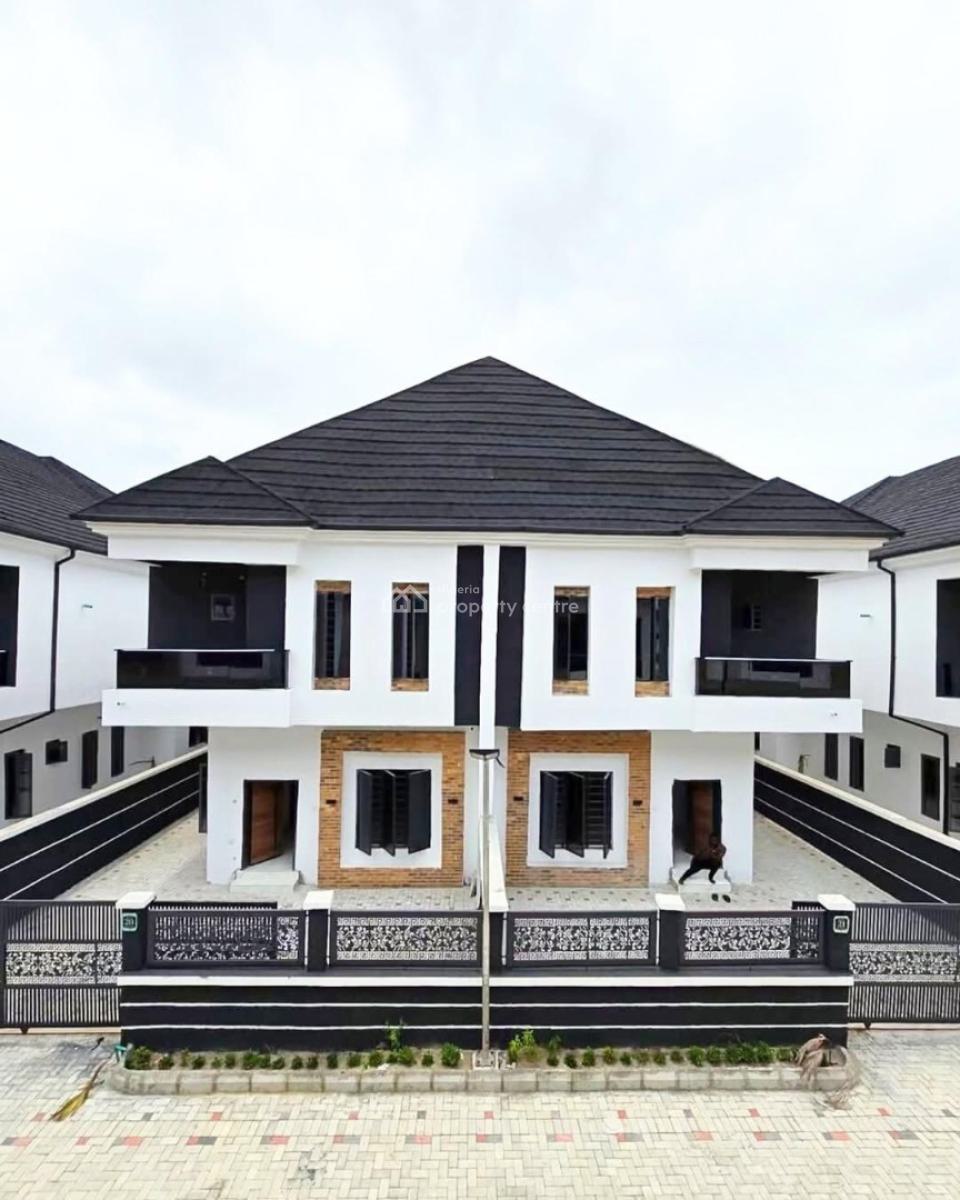 4 Bedroom Semi- Detached Home with Bq, Lekki, Lagos, House for Sale