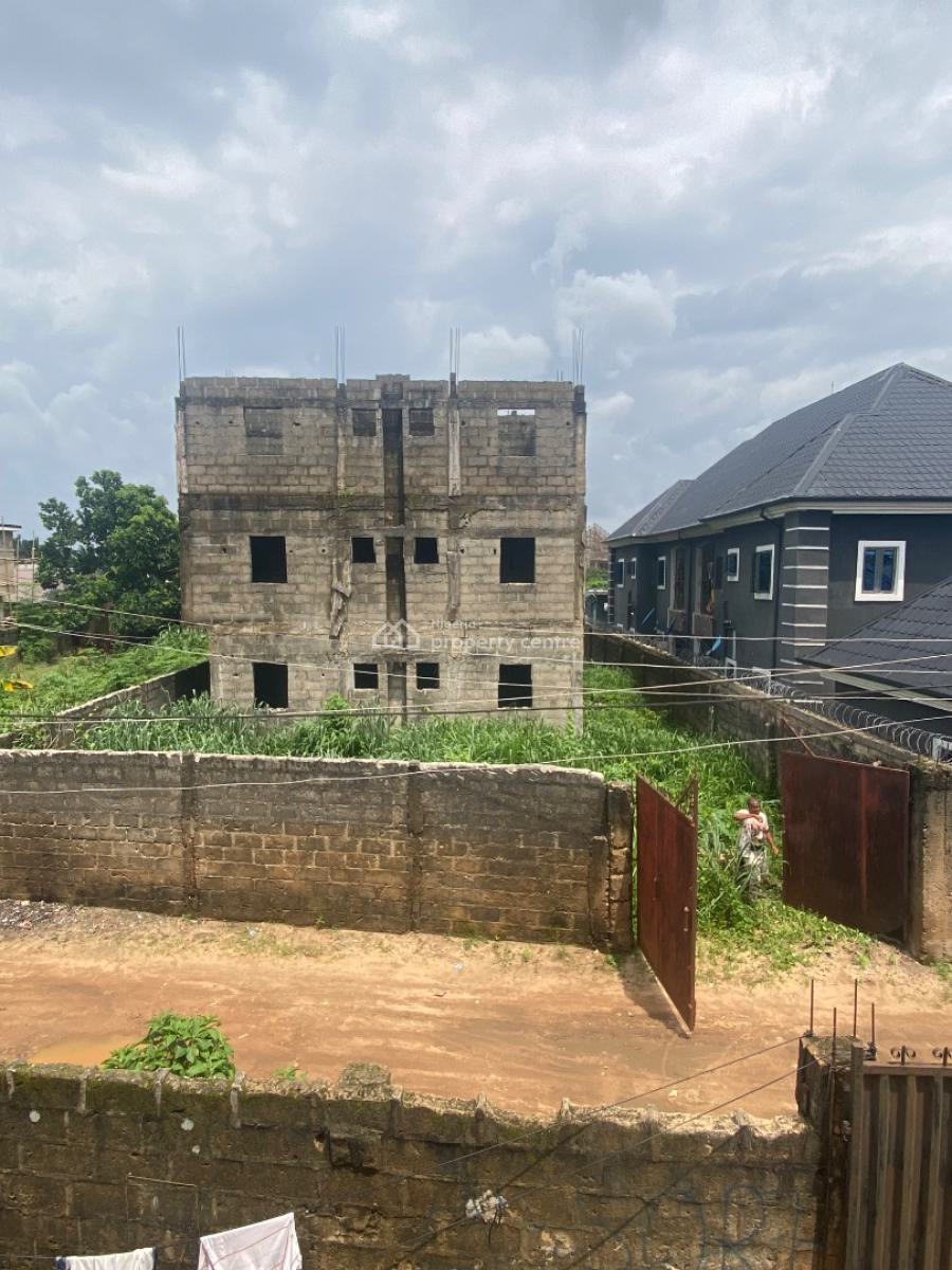 2 Bedroom Block of Flats with a 2 Bedroom Bungalow Bq (unfinished), Orji Off Okigwe Rd, Owerri North, Imo, Block of Flats for Sale