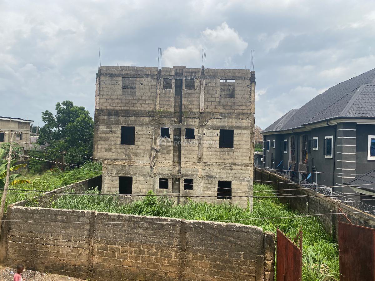 2 Bedroom Block of Flats with a 2 Bedroom Bungalow Bq (unfinished), Orji Off Okigwe Rd, Owerri North, Imo, Block of Flats for Sale