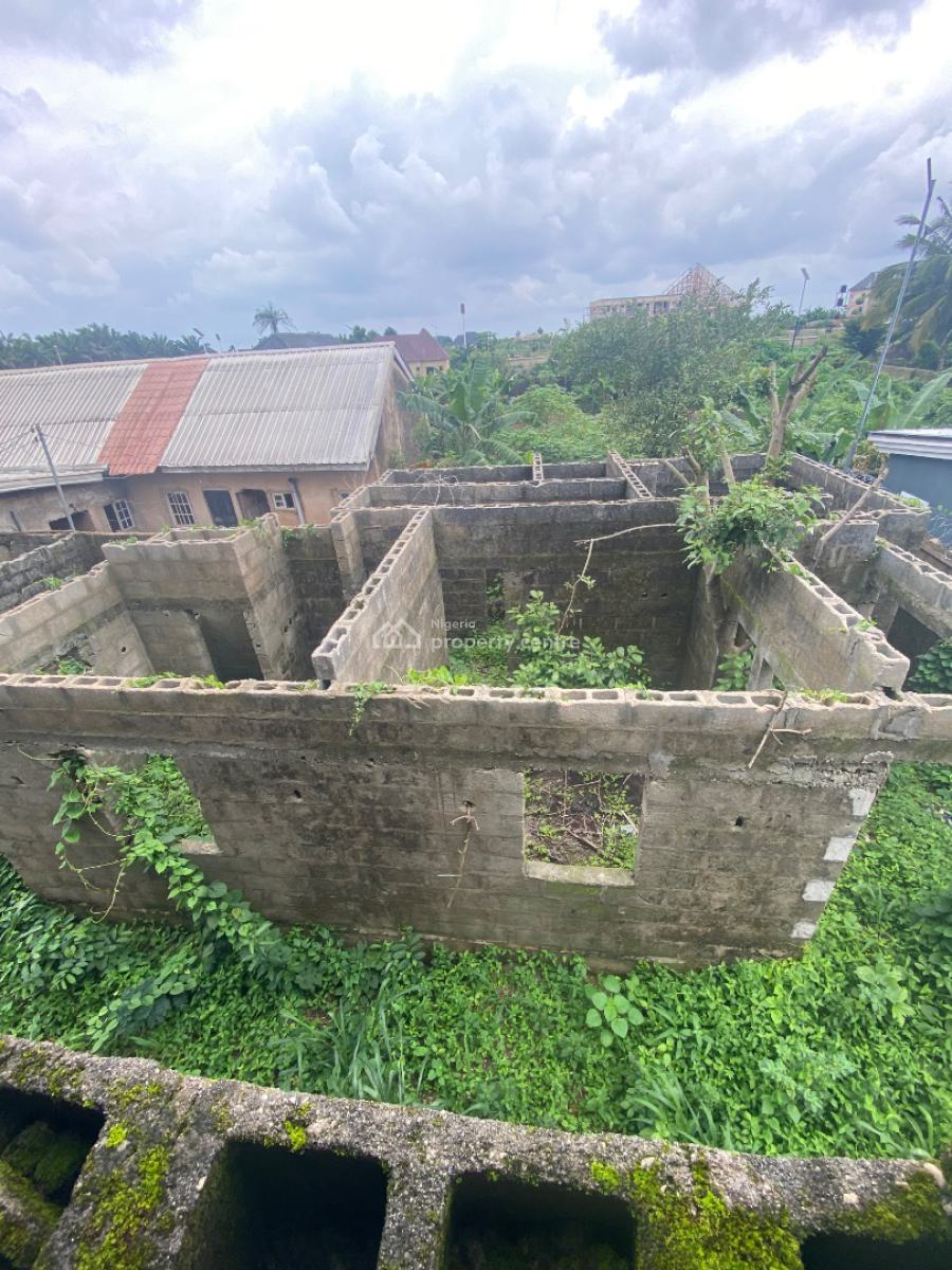 2 Bedroom Block of Flats with a 2 Bedroom Bungalow Bq (unfinished), Orji Off Okigwe Rd, Owerri North, Imo, Block of Flats for Sale