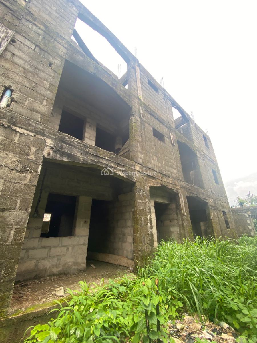 2 Bedroom Block of Flats with a 2 Bedroom Bungalow Bq (unfinished), Orji Off Okigwe Rd, Owerri North, Imo, Block of Flats for Sale