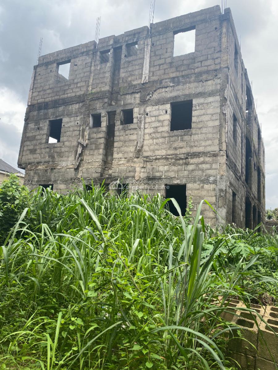 2 Bedroom Block of Flats with a 2 Bedroom Bungalow Bq (unfinished), Orji Off Okigwe Rd, Owerri North, Imo, Block of Flats for Sale
