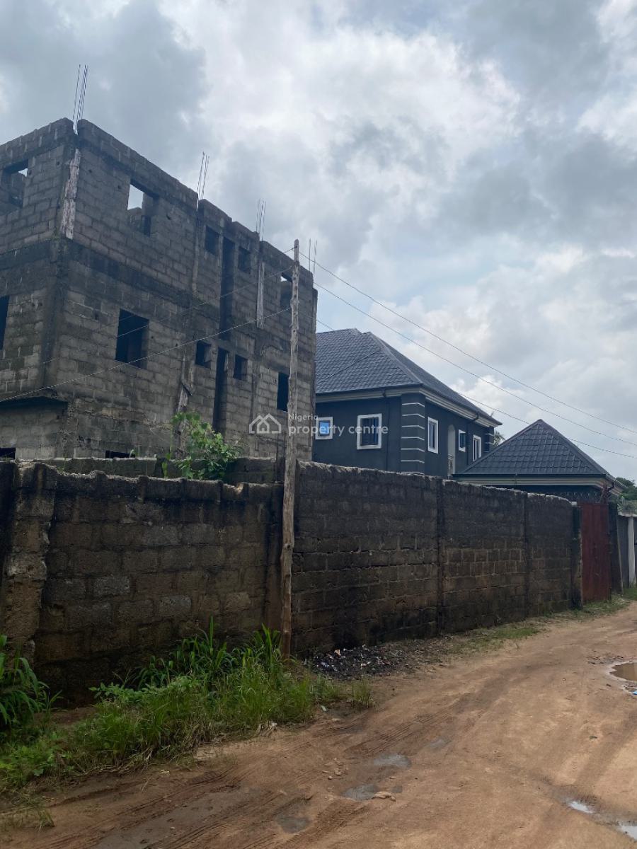 2 Bedroom Block of Flats with a 2 Bedroom Bungalow Bq (unfinished), Orji Off Okigwe Rd, Owerri North, Imo, Block of Flats for Sale