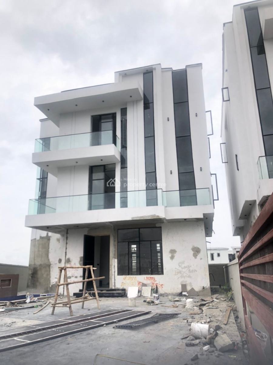 Newly Built 5 Bedroom Fully  Detached Duplex with Bq and Pool, Orchid Road, Lekki, Lagos, Detached Duplex for Sale