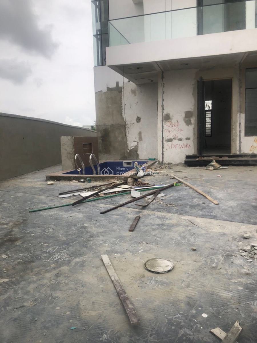 Newly Built 5 Bedroom Fully  Detached Duplex with Bq and Pool, Orchid Road, Lekki, Lagos, Detached Duplex for Sale