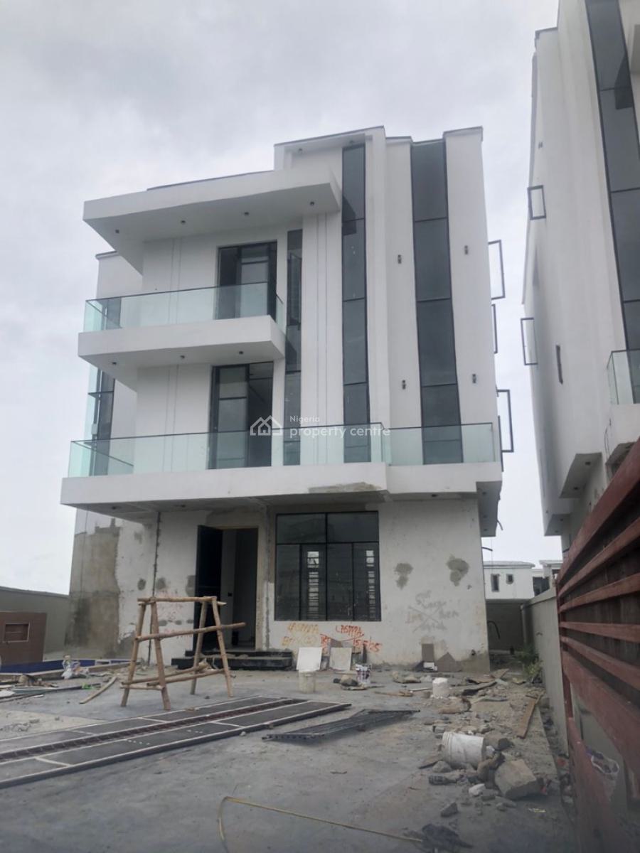 Newly Built 5 Bedroom Fully  Detached Duplex with Bq and Pool, Orchid Road, Lekki, Lagos, Detached Duplex for Sale