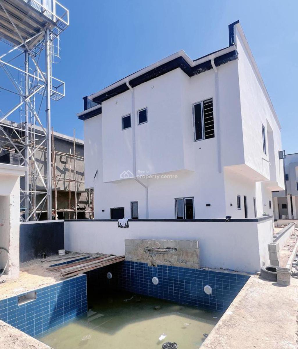 Luxury 3-bedroom Terrace with Bq, Sangotedo, Ajah, Lagos, Terraced Duplex for Sale