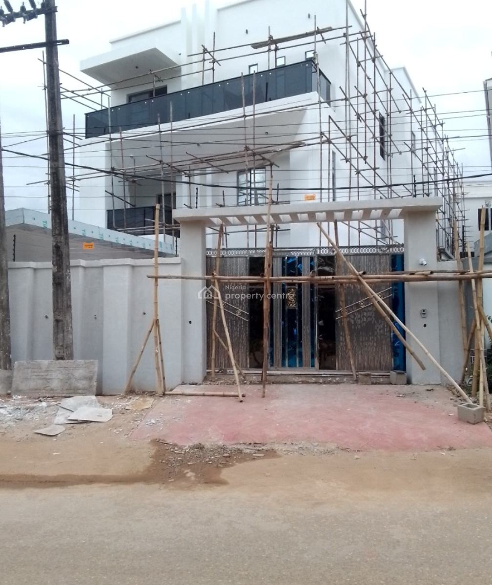 Newly Built 7 Bedroom Detached House Cn Park 8 Cars  with 2 Bq, Ikeja Gra, Ikeja, Lagos, Detached Duplex for Sale