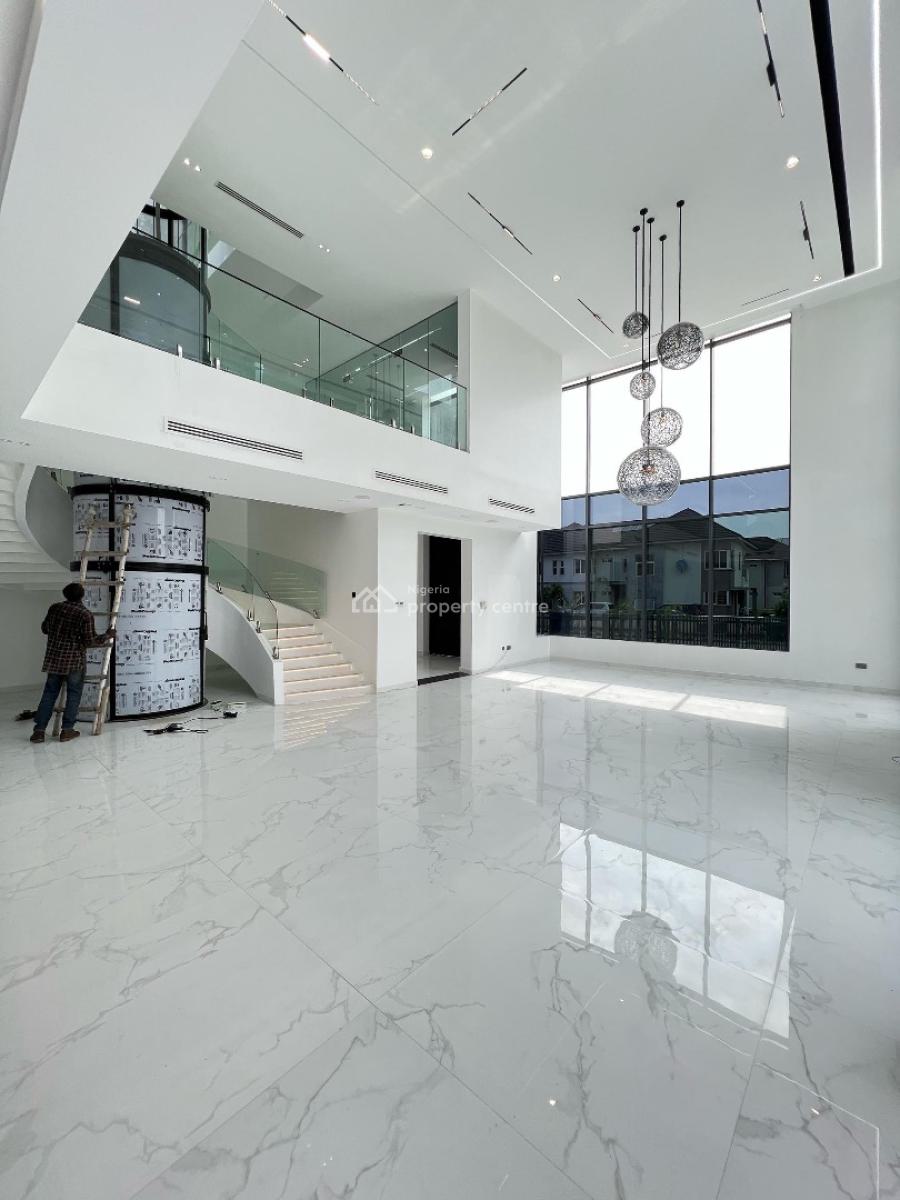 Luxury Newly Built 5 Bedroom Fully Detached Duplex with a Cinema, Less Than 7 Minutes Drive Away From Circle Mall Lekki, Osapa, Lekki, Lagos, Detached Duplex for Sale