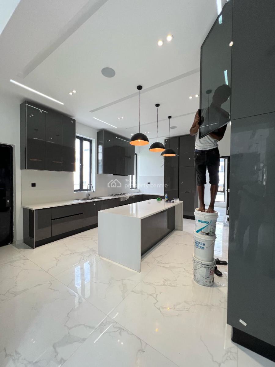 Luxury Newly Built 5 Bedroom Fully Detached Duplex with a Cinema, Less Than 7 Minutes Drive Away From Circle Mall Lekki, Osapa, Lekki, Lagos, Detached Duplex for Sale