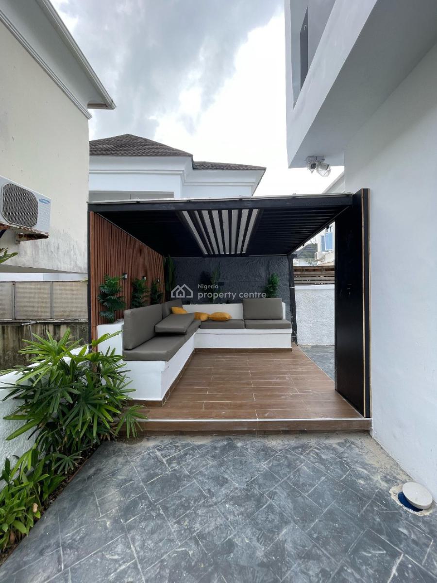 Excellent 5 Bedroom Fully Detached Duplex with a Bq, Located Within a Secured Environment with a Bq, Pool and Well Detailed, Ikota, Lekki, Lagos, House for Sale