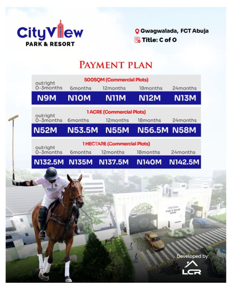 City View Park and Resort Offers Prime Plots with Panoramic City Views, City View Park and Resort Offers Prime Plots with Panoramic City Views, Gwagwalada, Abuja, Commercial Land for Sale