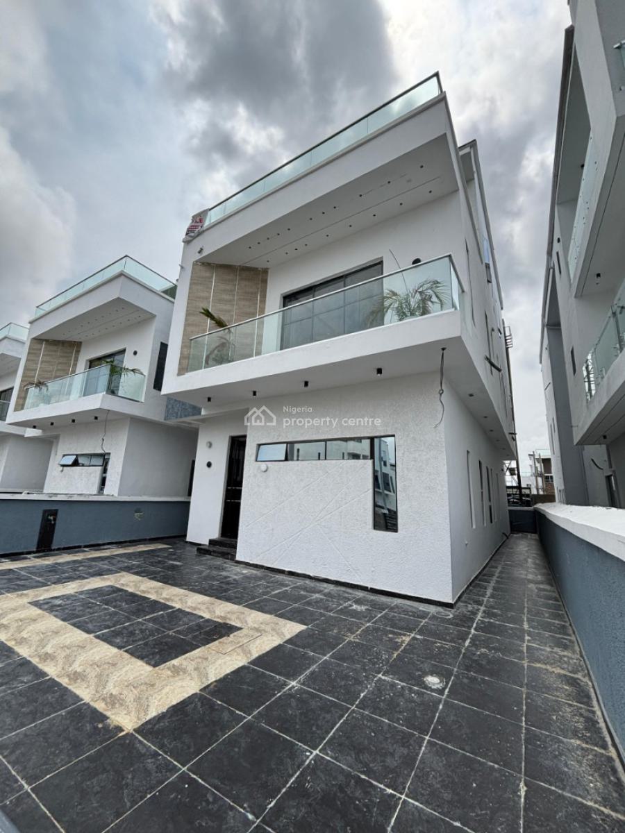 Newly Built 5 Bedroom Fully Detached Duplex with Smart Finishing, Osapa, Lekki, Lagos, Detached Duplex for Sale
