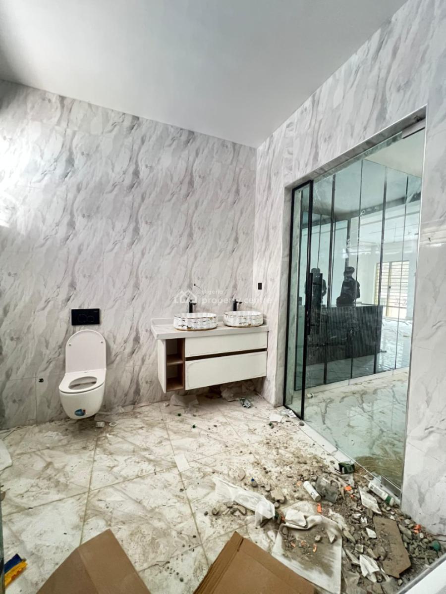 Exclusive 4-bedroom Terrace Duplex with Waterfall Feature & Pool, Osapa, Lekki, Lagos, Terraced Duplex for Sale