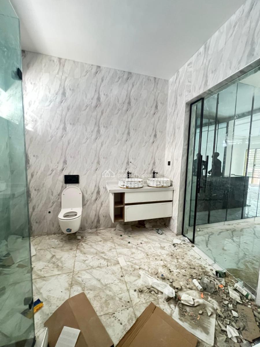Exclusive 4-bedroom Terrace Duplex with Waterfall Feature & Pool, Osapa, Lekki, Lagos, Terraced Duplex for Sale