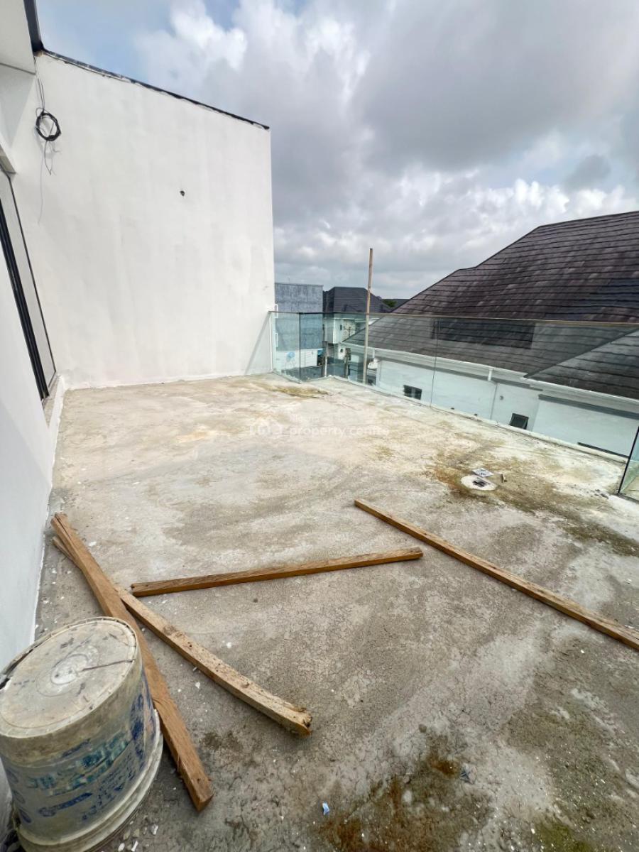 Exclusive 4-bedroom Terrace Duplex with Waterfall Feature & Pool, Osapa, Lekki, Lagos, Terraced Duplex for Sale