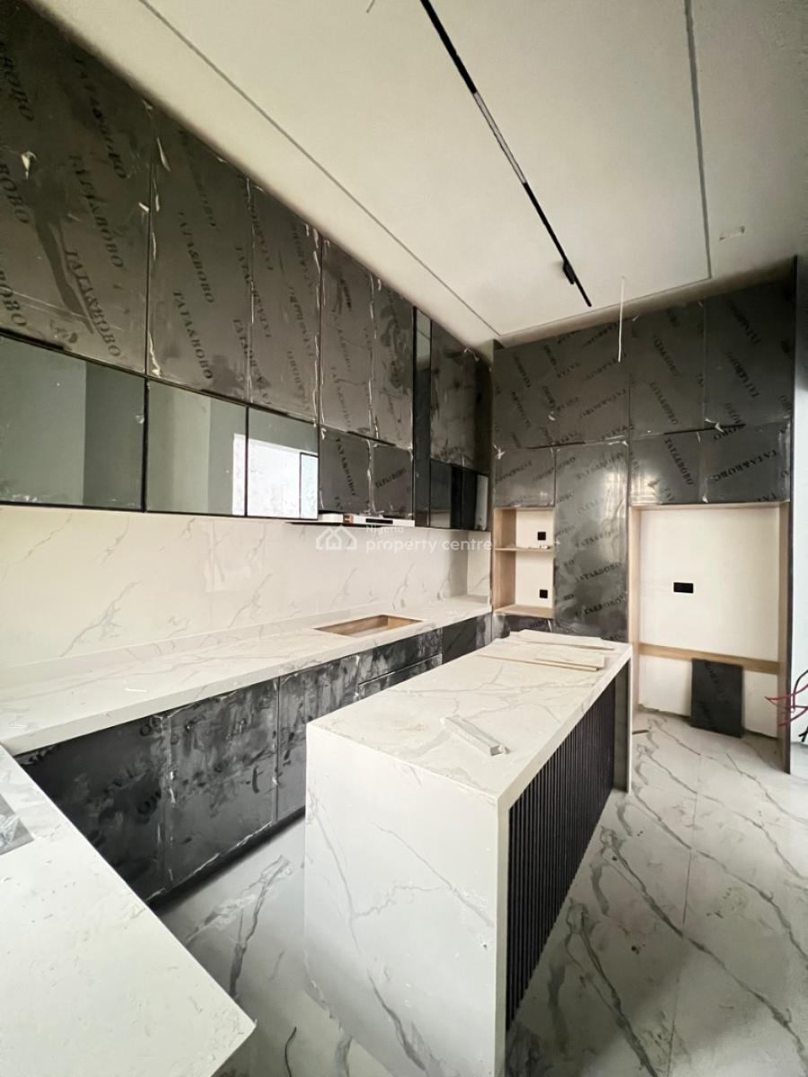Exclusive 4-bedroom Terrace Duplex with Waterfall Feature & Pool, Osapa, Lekki, Lagos, Terraced Duplex for Sale