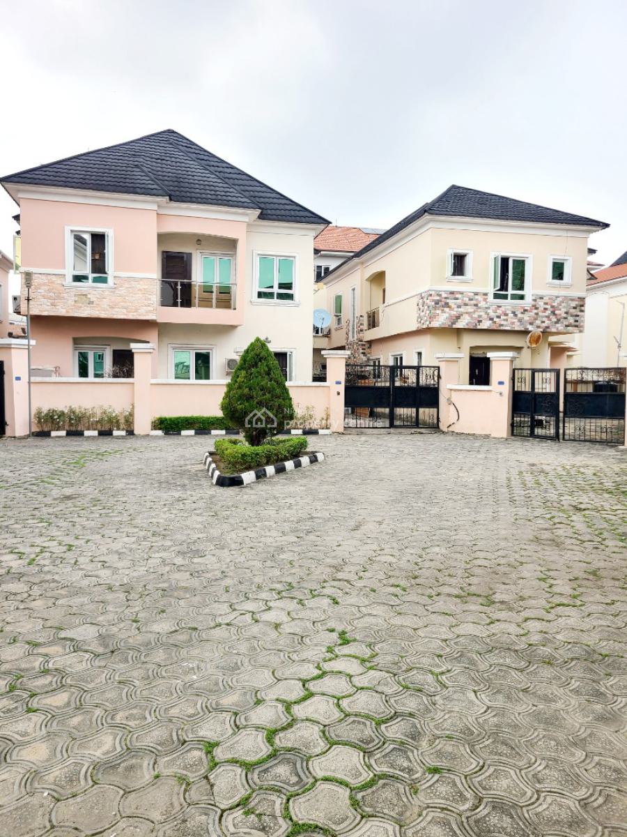 Spacious 5 Bedroom Detached Duplex with 1bq, Orchid Estate, Lekki, Lagos, Detached Duplex for Rent