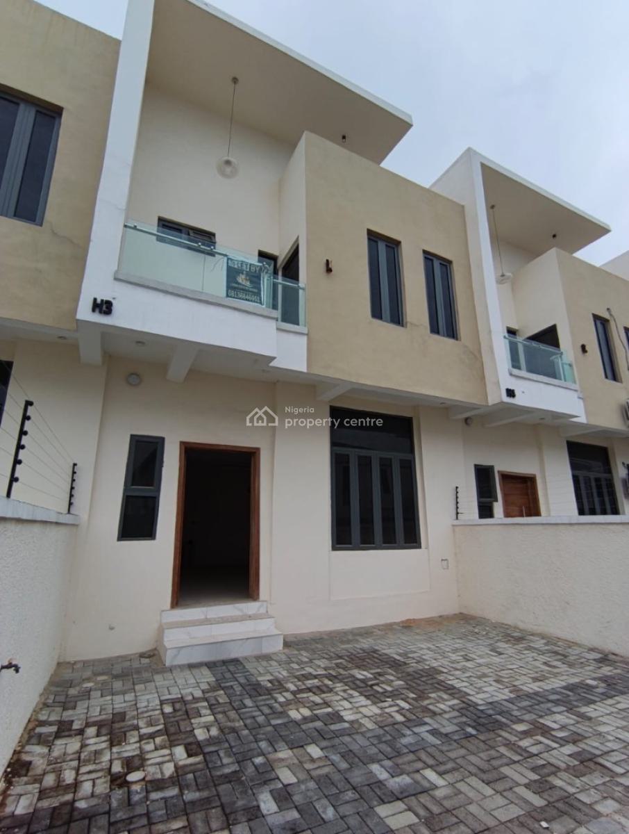 4 Bedroom with a Bq Self Compound Available, Gra, Ikota, Lekki, Lagos, Terraced Duplex for Rent