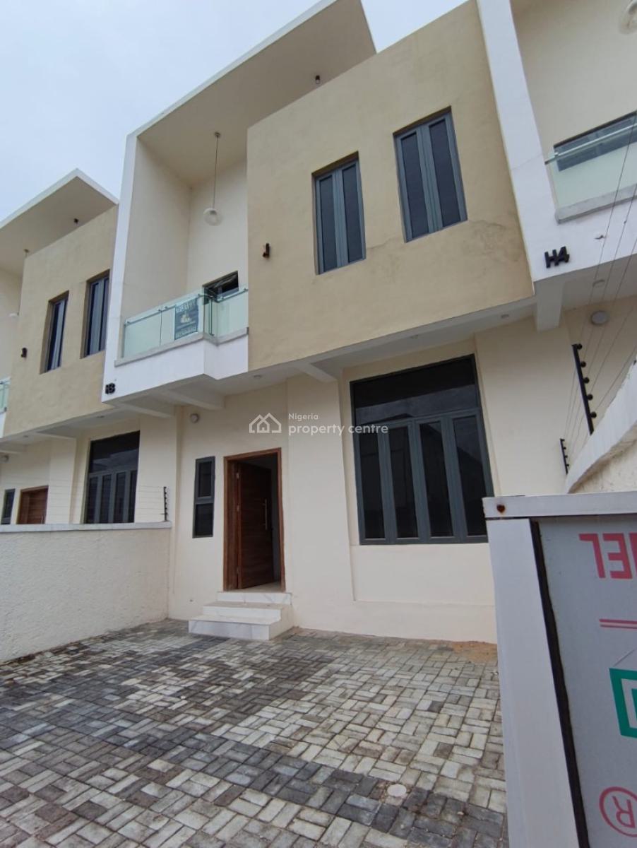 4 Bedroom with a Bq Self Compound Available, Gra, Ikota, Lekki, Lagos, Terraced Duplex for Rent