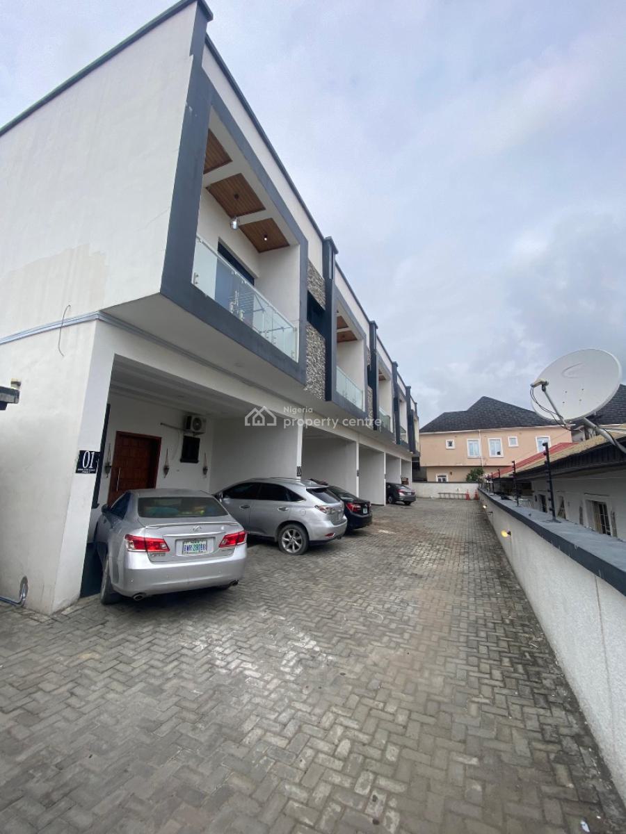 4 Bedroom Terrace Duplex with a Room Bq, Ikota Villa, Ikota, Lekki, Lagos, Terraced Duplex for Rent