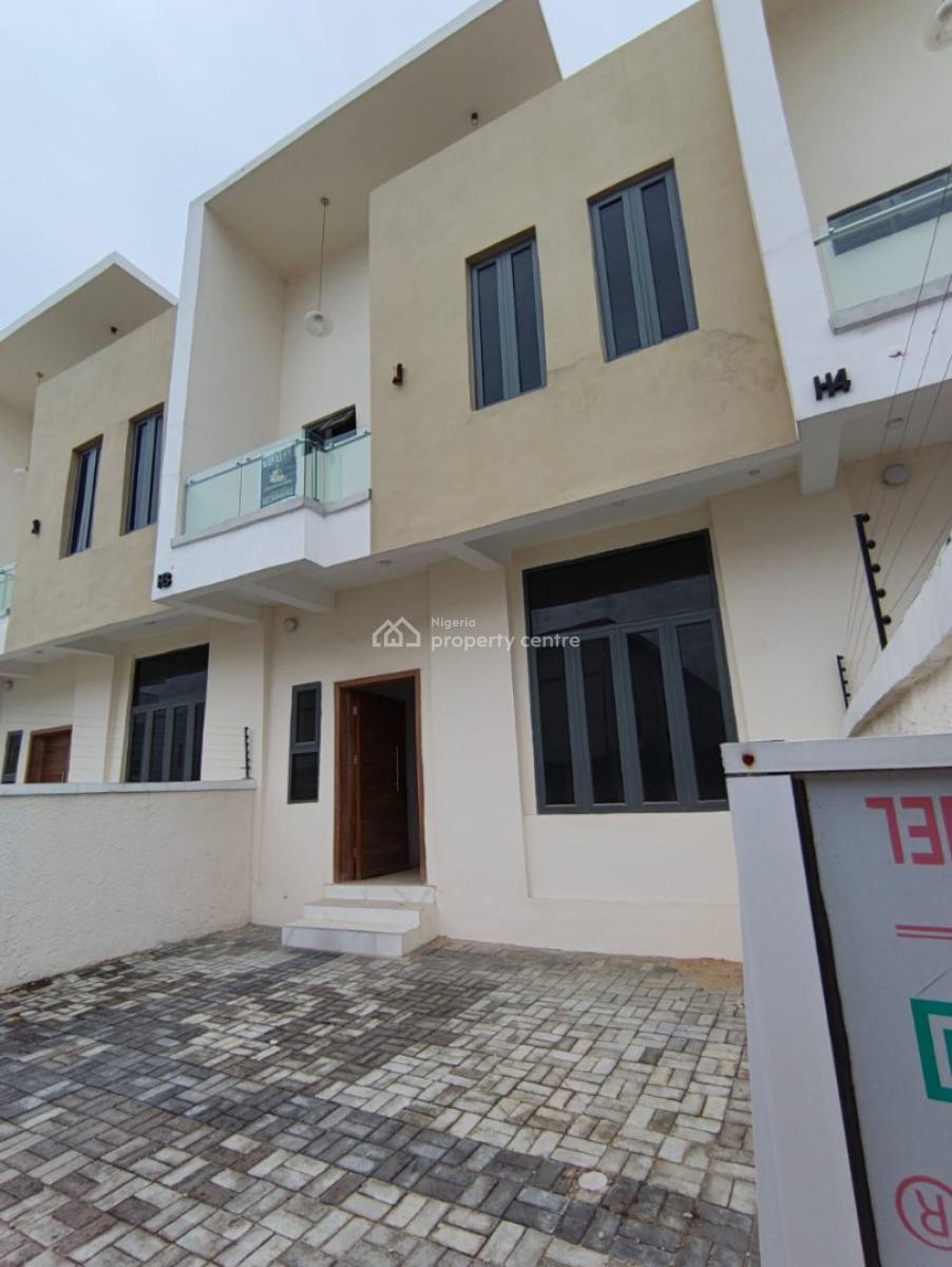 Brand New 4 Bedroom Terrace + Bq Self Compound, Ikota Gra, Lekki, Lagos, Terraced Duplex for Rent