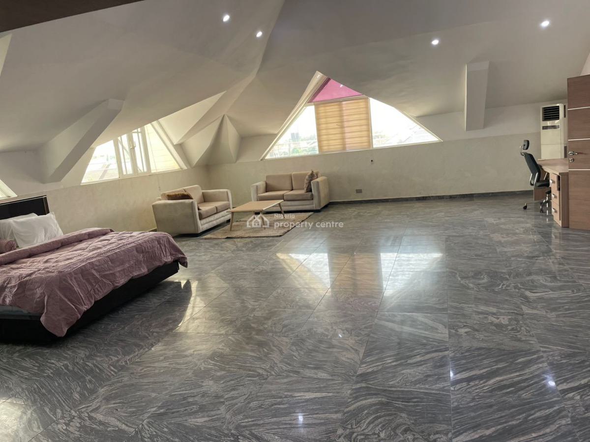 Luxury 3 Bedroom Serviced & Furnished Penthouse,rooftop,elevator,pool, Serene Neighborhood, Jabi, Abuja, Flat / Apartment for Rent