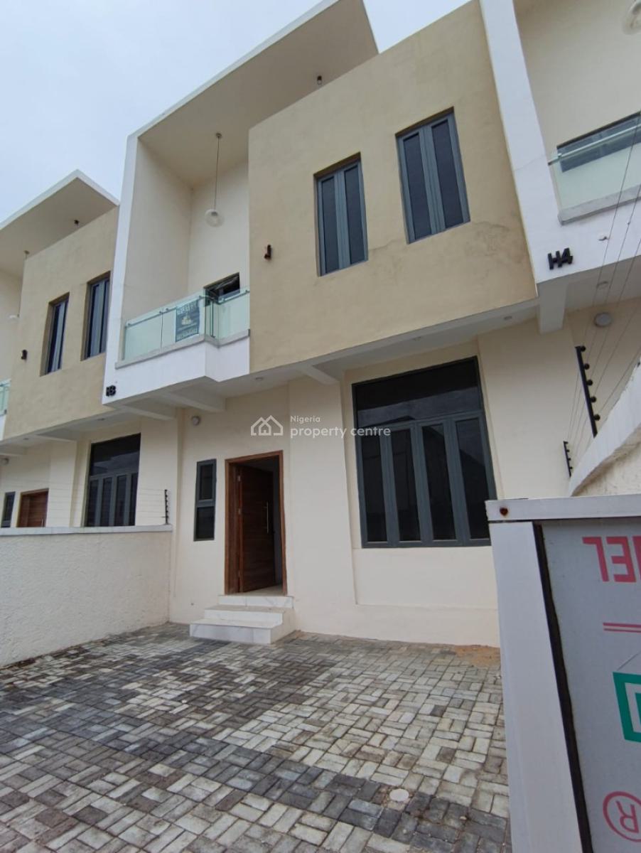 Brand New 4 Bedroom Terrace + Bq. Self Compound, Ikota Gra Lekki, Ikota, Lekki, Lagos, Terraced Duplex for Rent