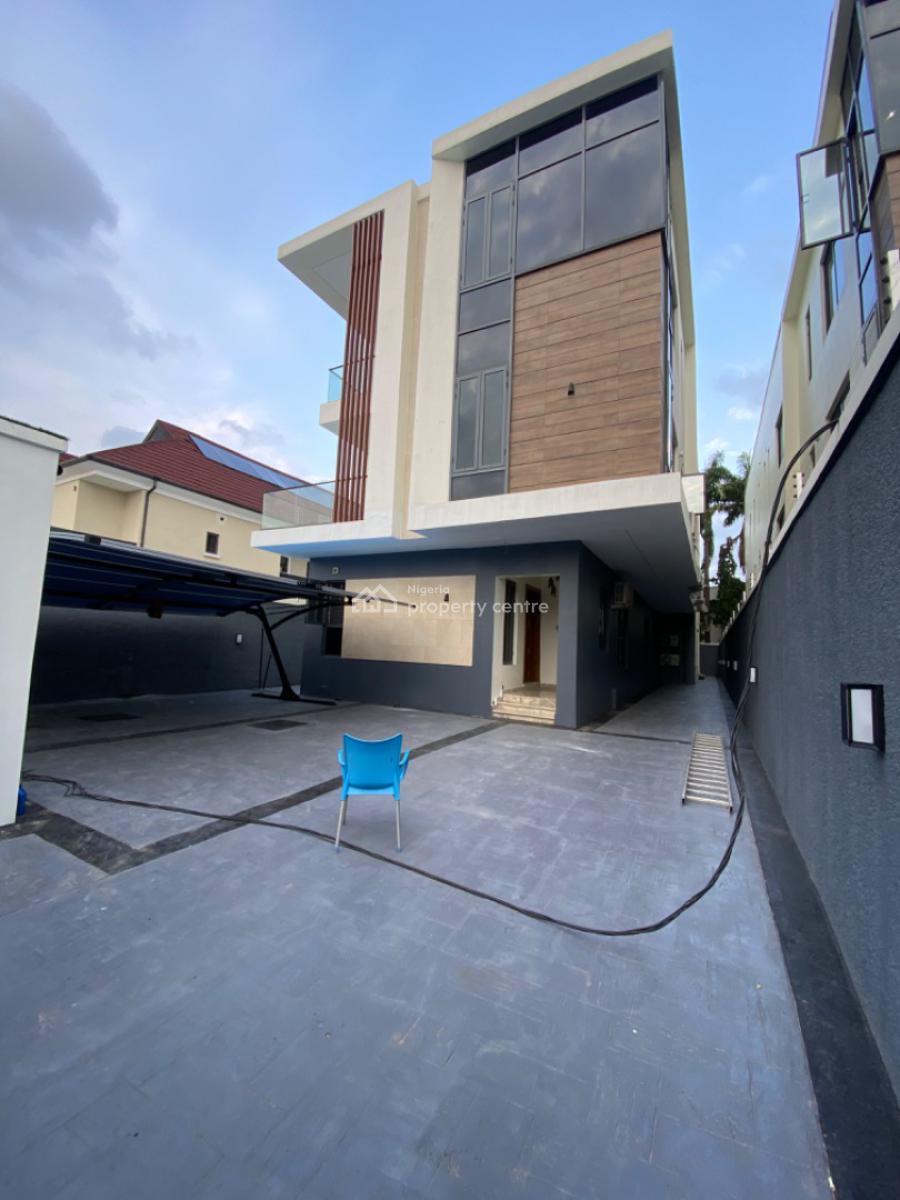 Newly Built 5bedroom Detached House with 2rooms Bq at Lekki Phase 1, Off Fola Oshibo Road Lekki Phase 1 Lekki Lagos, Lekki Phase 1, Lekki, Lagos, Detached Duplex for Sale