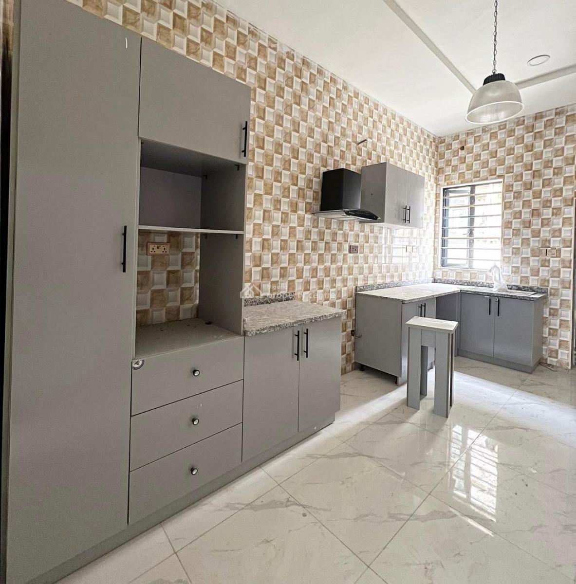 4bedroom Terrace Duplex with a Bq (self Compound), Ikota, Lekki, Lagos, Terraced Duplex for Rent