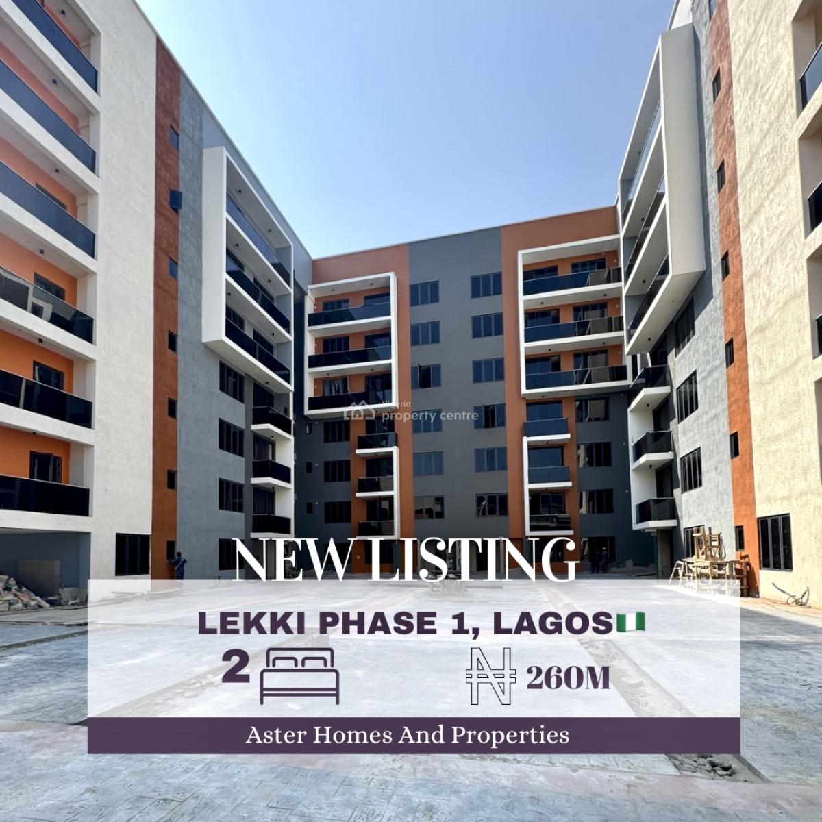Spacious 2-bedroom Apartment with Top-tier Amenities, Lekki Phase 1, Lekki, Lagos, Block of Flats for Sale