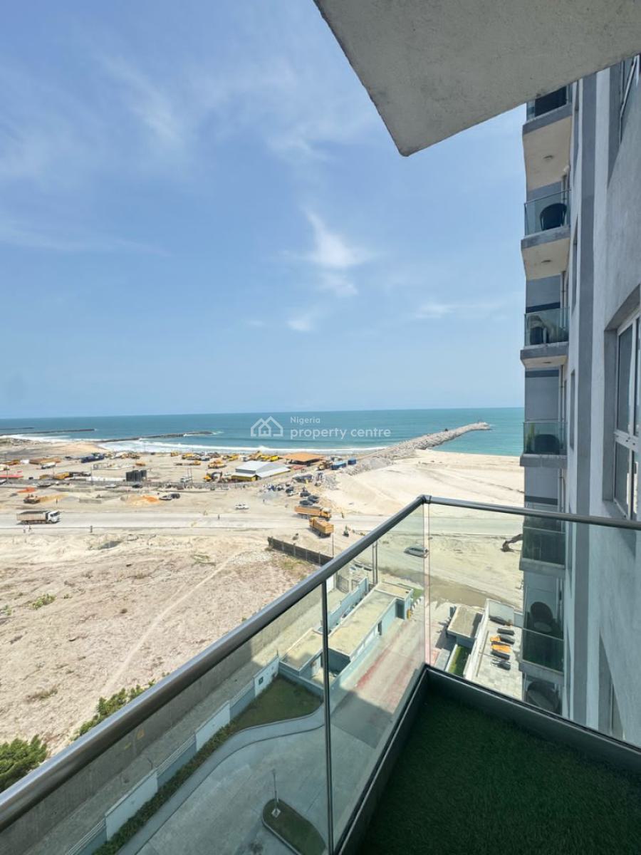 Water Front Ensuit 2 Bed + Bq in a Highrise with Elevator/ Gym/ Pool, Blue. Water Apartments, Lekki Phase 1, Lekki, Lagos, Flat / Apartment for Rent
