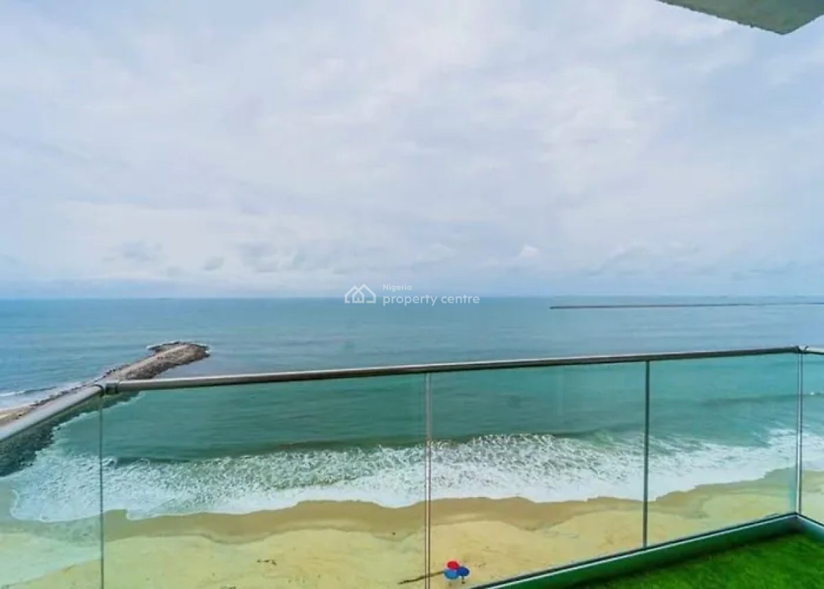 Water Front Ensuit 2 Bed + Bq in a Highrise with Elevator/ Gym/ Pool, Blue. Water Apartments, Lekki Phase 1, Lekki, Lagos, Flat / Apartment for Rent
