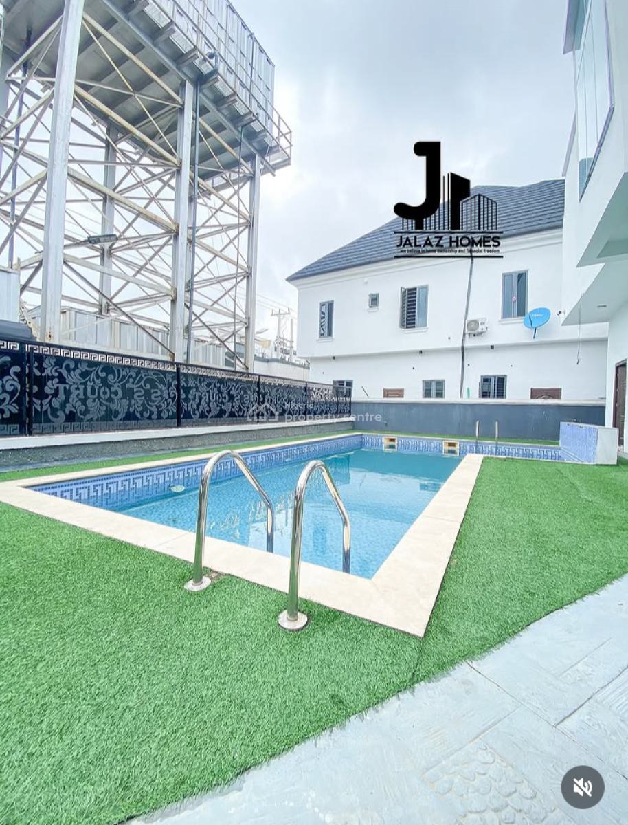 Brand New 4 Bedroom Semi Detached Duplex with Bq and  Pool, Orchid Road, Lekki, Lagos, Semi-detached Duplex for Sale