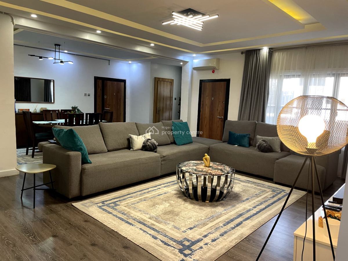 Luxury Fully Furnished and Serviced 3 Bedroom Flat with a Room Bq, Off Bourdillon, Old Ikoyi, Ikoyi, Lagos, Flat / Apartment for Rent