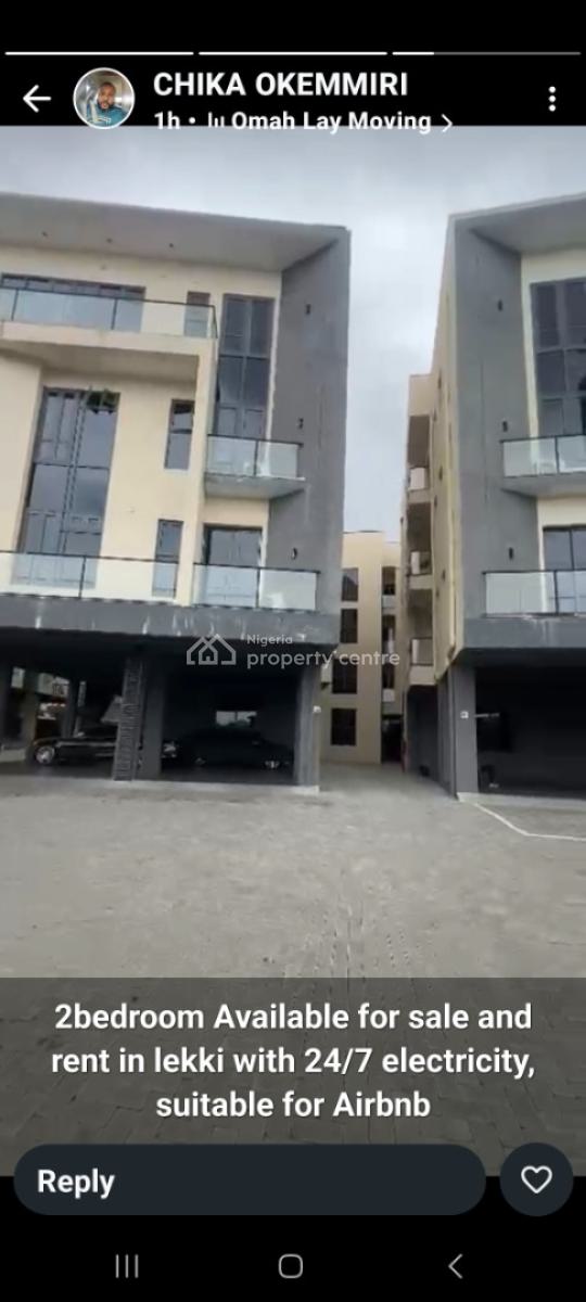 2 Bedroom Serviced Apartments with Bq, Lekki Phase 1, Lekki, Lagos, Flat / Apartment for Rent