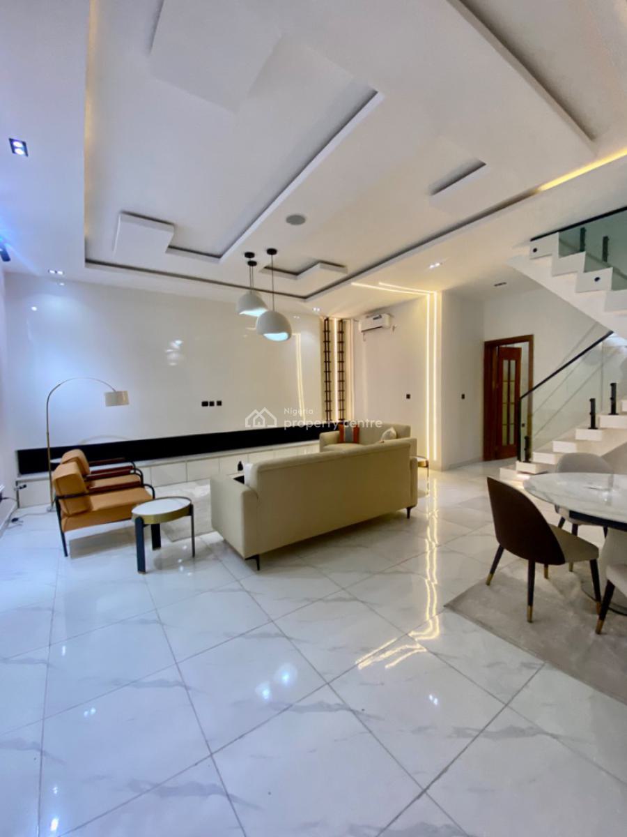 Brand New Contemporary 5 Bedroom Fully Detached Duplex with Bq, Chevron Drive. Located in  a Serene , Beautiful and Secured Estate, Lekki, Lagos, Detached Duplex for Sale