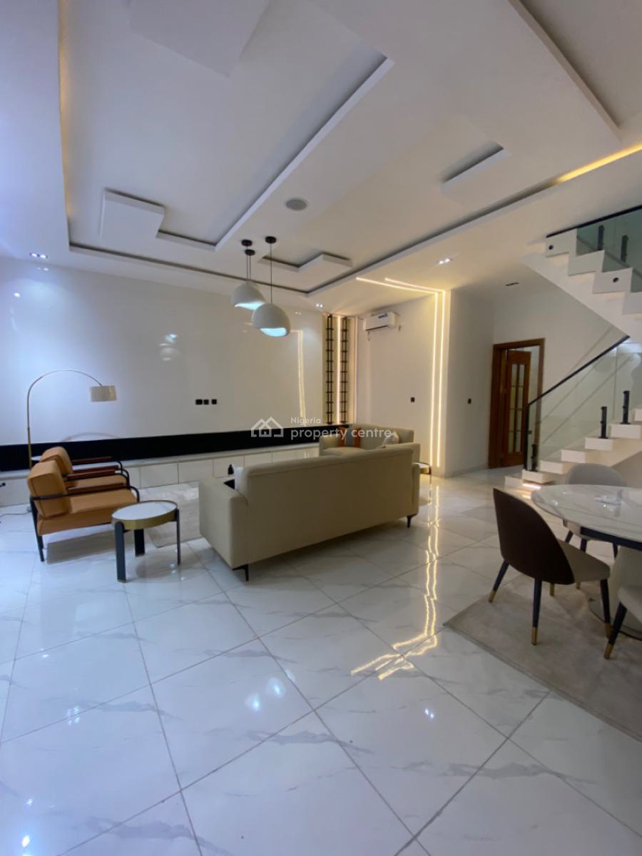 Brand New Contemporary 5 Bedroom Fully Detached Duplex with Bq, Chevron Drive. Located in  a Serene , Beautiful and Secured Estate, Lekki, Lagos, Detached Duplex for Sale