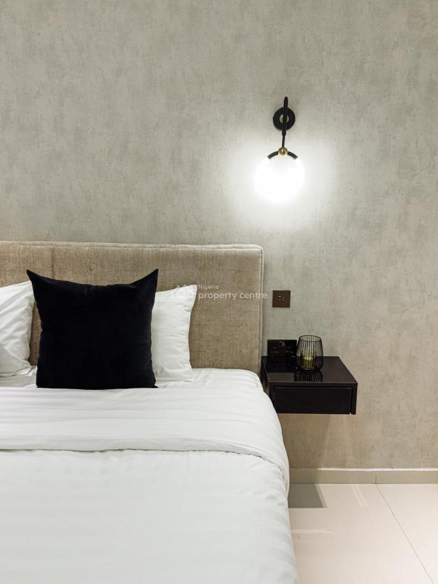 Beautiful 1 Bedroom Apartment with Outdoor Jacuzzi, Behind Dowen College, Lekki Phase 1, Lekki, Lagos, Flat / Apartment Short Let