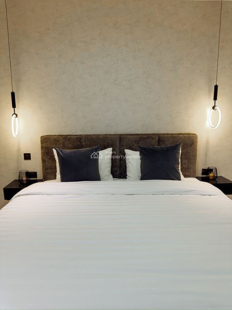 Spacious 1 Bedroom Apartment with Outdoor Jacuzzi, Behind Lagoon School, Lekki Phase 1, Lekki, Lagos, Flat / Apartment Short Let
