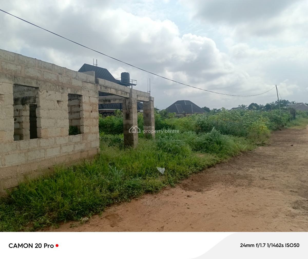 One Plot of Land with 100feet Fence Advantage, Avu Off Ph Road, Owerri Municipal, Imo, Residential Land for Sale