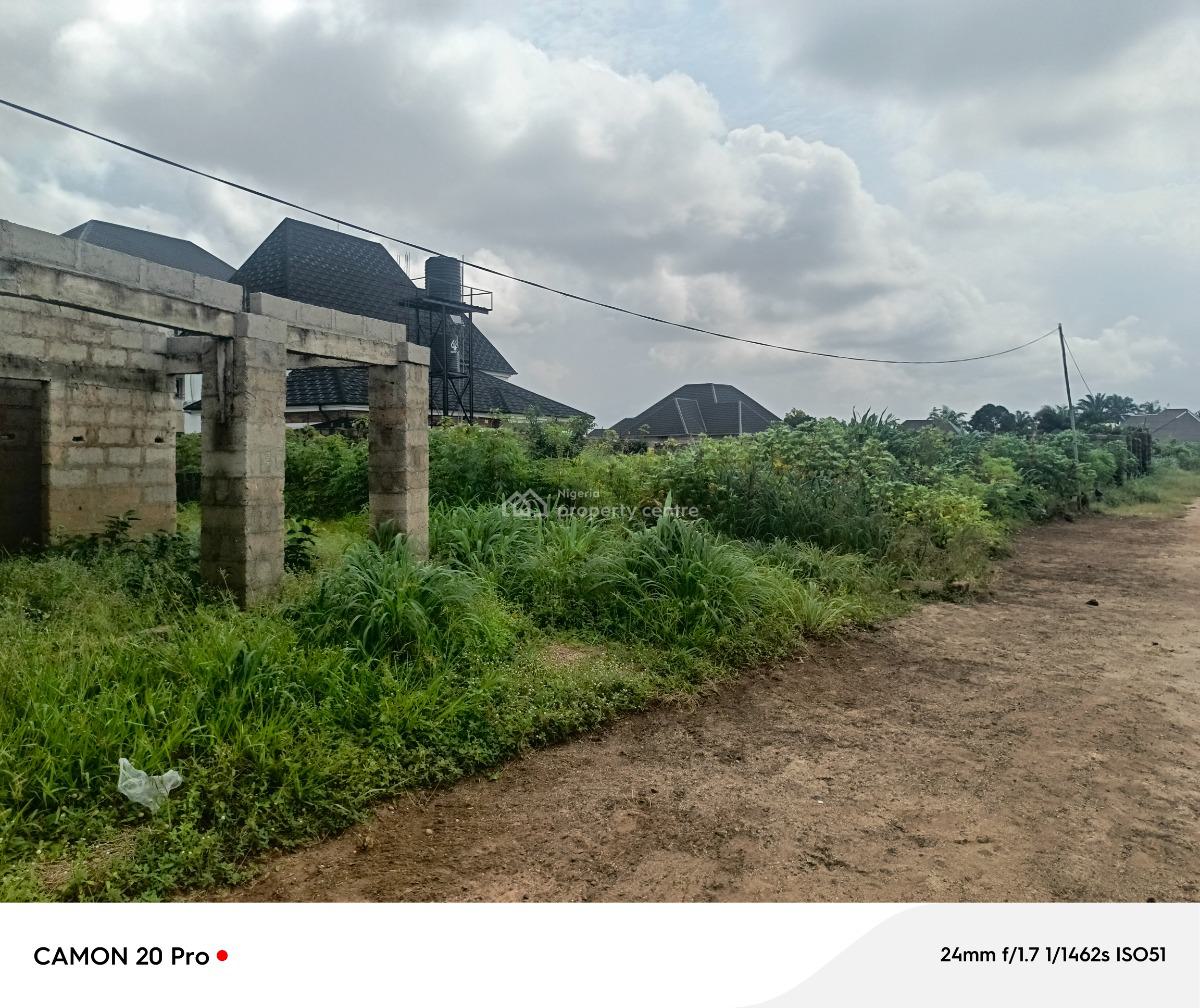 One Plot of Land with 100feet Fence Advantage, Avu Off Ph Road, Owerri Municipal, Imo, Residential Land for Sale