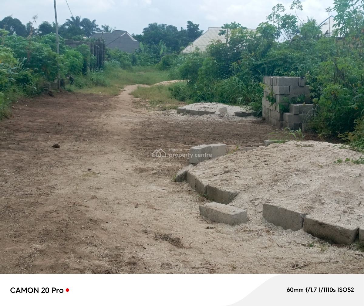 One Plot of Land with 100feet Fence Advantage, Avu Off Ph Road, Owerri Municipal, Imo, Residential Land for Sale