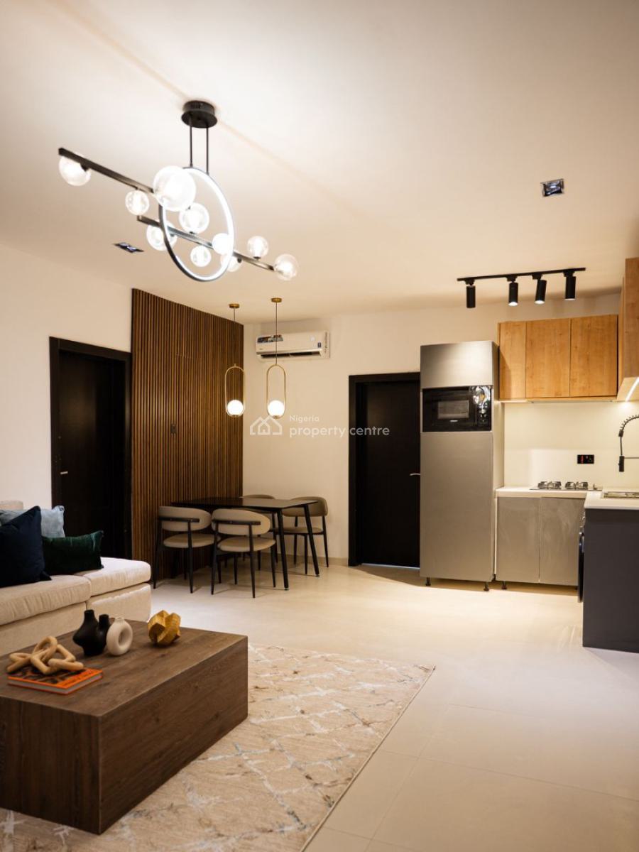 Cozy 2 Bedrooms with Outdoor Jacuzzi, Behind Dowen College, Lekki Phase 1, Lekki, Lagos, Flat / Apartment Short Let