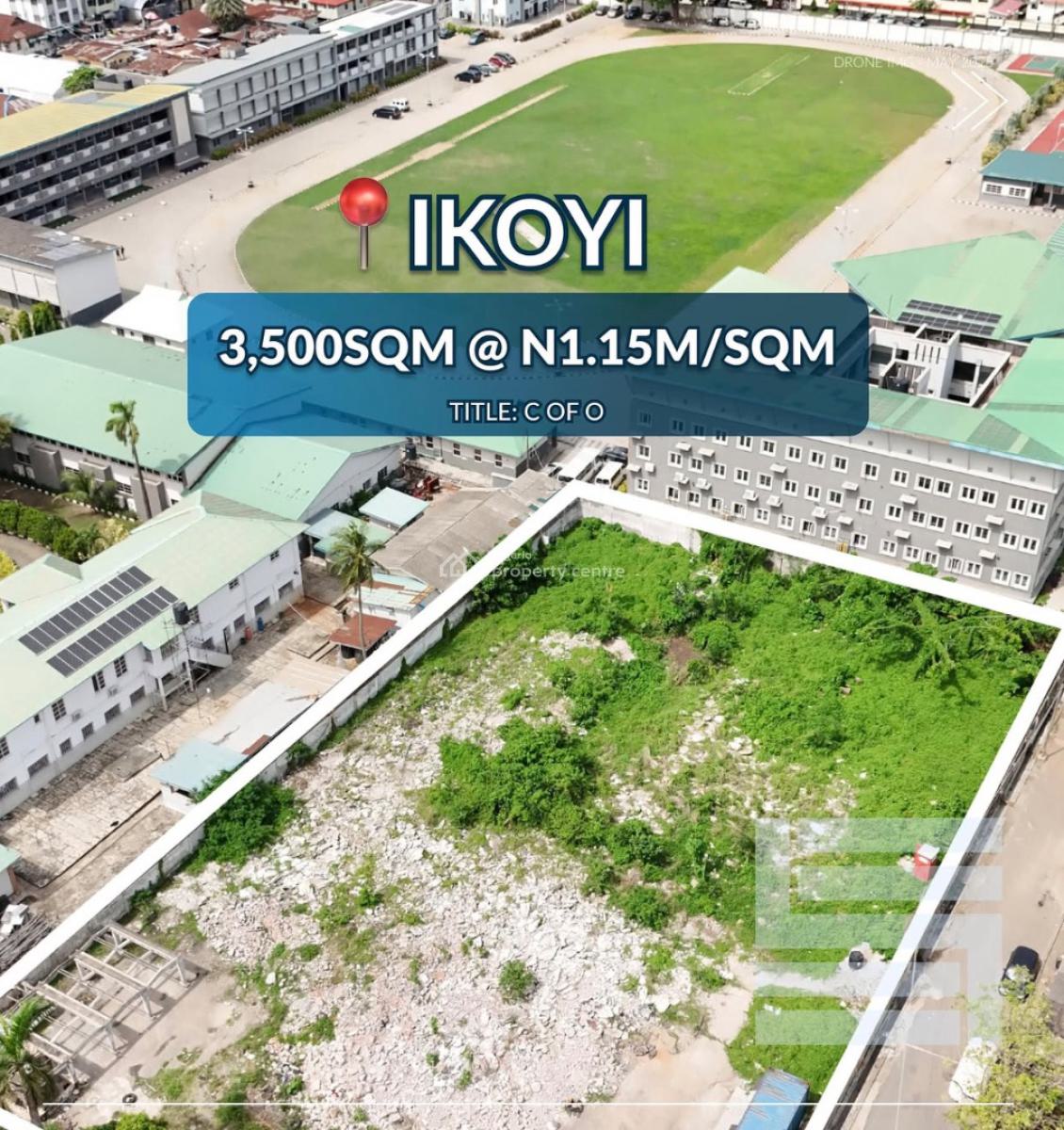 Strategic 3500sqm of Land with C of O, Ikoyi, Lagos, Land for Sale