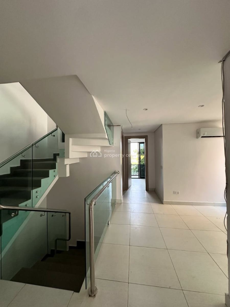 Water-front Serviced 4 Bedroom Terrace Duplex with Bq, Pool, Gym, Jetty, Lekki Phase 1, Lekki, Lagos, Terraced Duplex for Rent