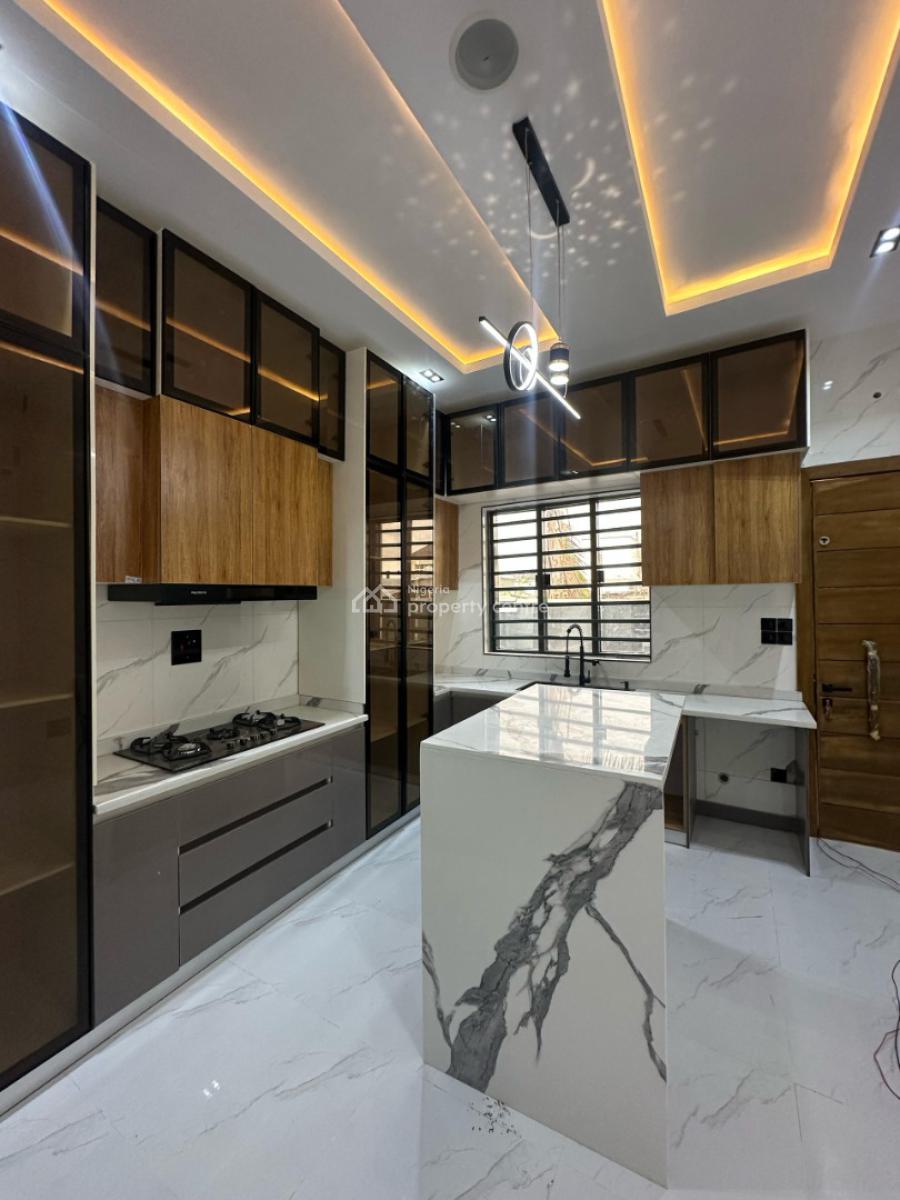 Contemporary 5 Bedroom Detached Duplex with Bq, Gym Room & Pool, Ajah, Lagos, Detached Duplex for Sale