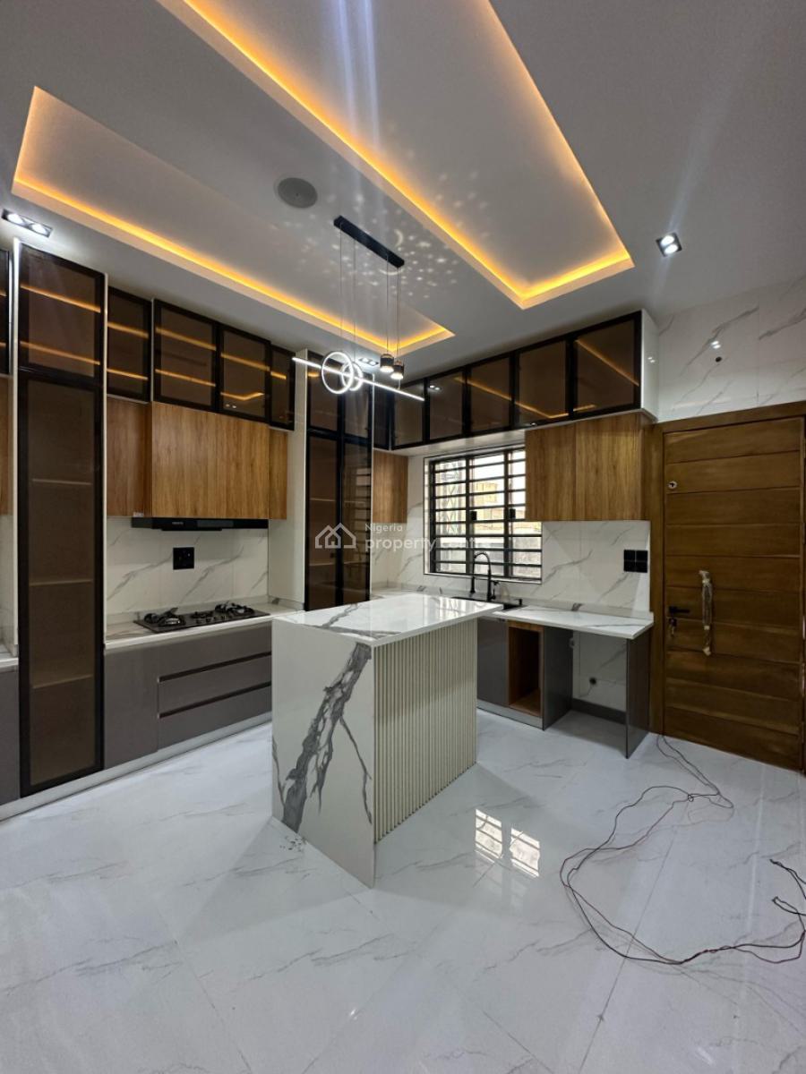 Contemporary 5 Bedroom Detached Duplex with Bq, Gym Room & Pool, Ajah, Lagos, Detached Duplex for Sale
