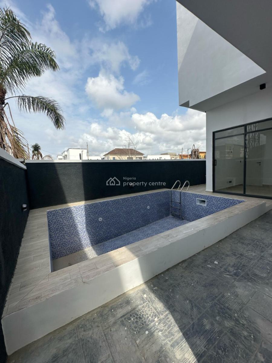 Contemporary 5 Bedroom Detached Duplex with Bq, Gym Room & Pool, Ajah, Lagos, Detached Duplex for Sale