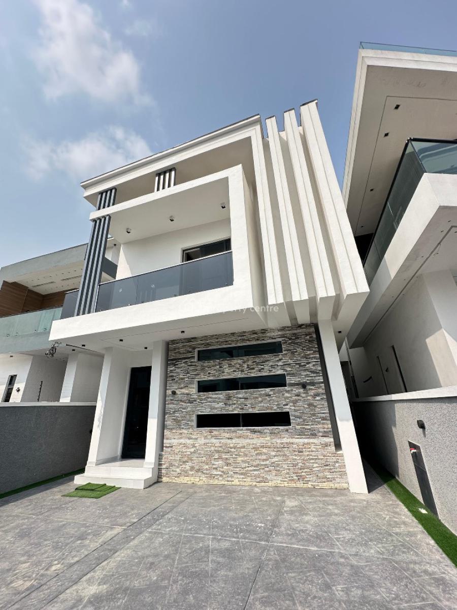 Contemporary 5 Bedroom Fully Detached Duplex with Bq, Pool & Inverter, Ajah, Lekki, Lagos, Detached Duplex for Sale